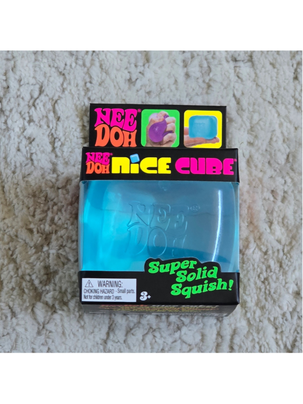 Authentic Schylling NeeDoh Nice Cube Toy One Size Blue